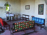Our altar at the hacienda