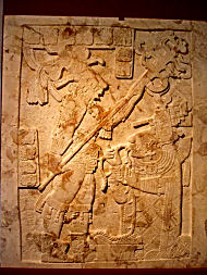 Maya relief carving