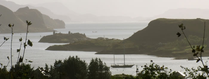 A ship in Oban Bay