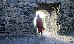 Inside the keep