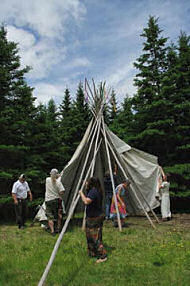 Tipi construction
