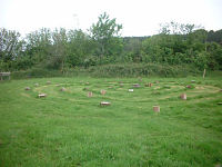 Spiral at Cwrt y Clychau