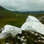 White quartz Achill near deserted village