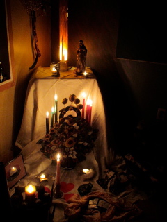 Imbolc altar