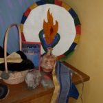 Altar with personal shield
