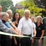 Ribbon cutting ceremony for Kew Beach School solar project