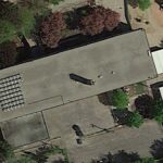 The roof of Kew Beach School before the Installation of the new solar array